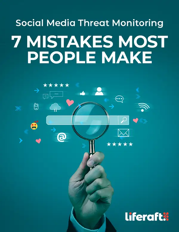 Report cover: Social Media Threat Monitoring - 7 Mistakes Most People Make